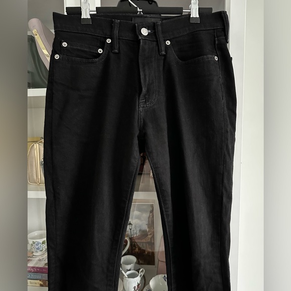 A&F Men’s Athletic Skinny Stretch Black Jeans - Picture 4 of 11